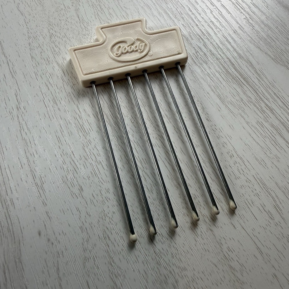 Vintage‎ (1999) Goody  Comfor Tip Hair Lift Stainless Steel Teeth NIP (USA Made)
